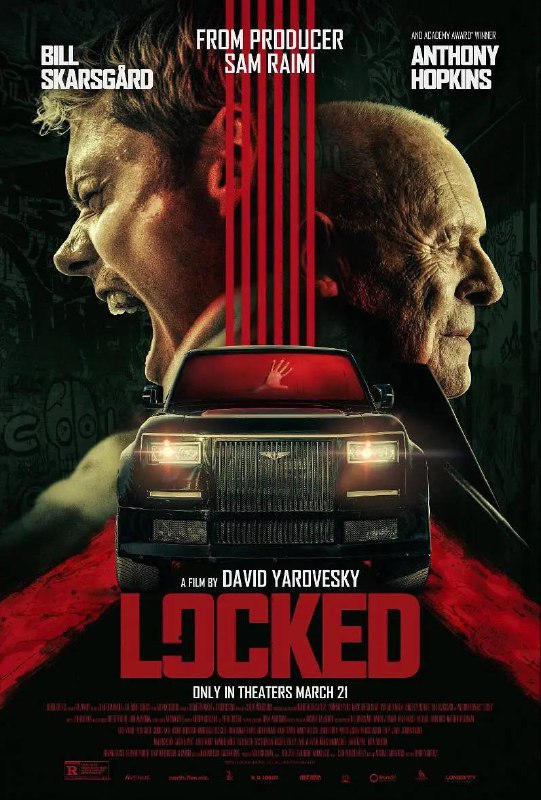 名称：紧锁 Locked (2025) 4K 内封精修中英软字幕描述：讲述了一个小偷闯入一辆豪华SUV，却意识到自己掉进了一个神秘人物设置的复杂而致命的陷阱