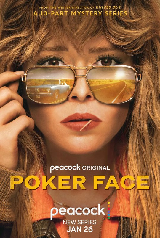 名称：扑克脸 Poker Face (2023) 1080p+4K HDR  10集完结描述：本剧为选集剧形式，每集将解决一个不同的谋杀案，自带测谎仪功能的查理开车上路，每经过一站会遇上不同的角色和奇怪的案件