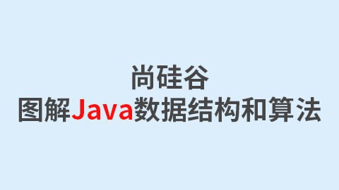 名称：【尚硅谷】图解Java数据结构和算法 - 带源码课件描述：本教程是使用Java来讲解数据结构和算法，考虑到数据结构和算法较难，授课采用图解加算法游戏的方式