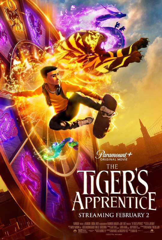 名称：老虎的学徒 The Tiger's Apprentice (2024)描述：亨利·戈尔丁将为派拉蒙动画影片[老虎的学徒](The Tiger’s Apprentice，暂译)献声
