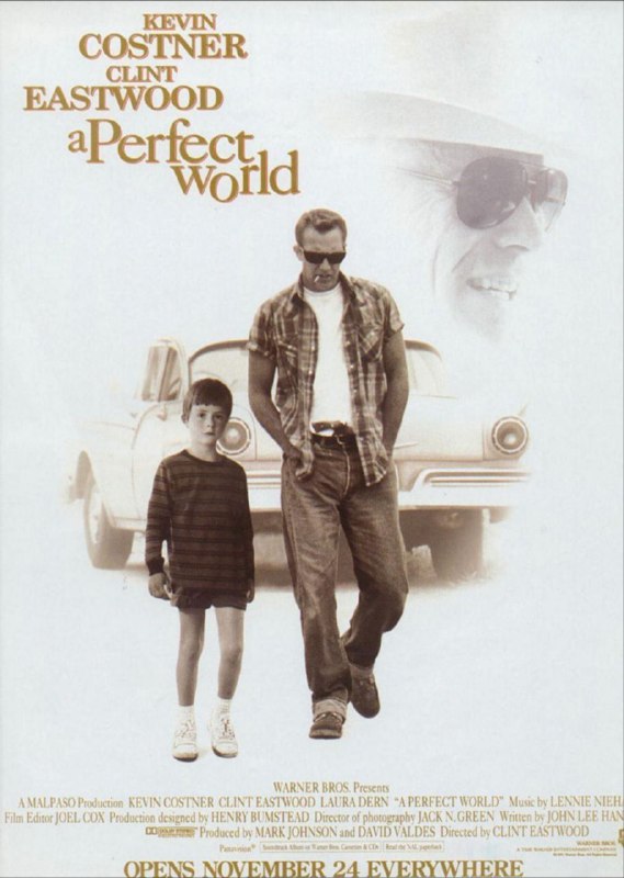名称：完美的世界 1080P                    REMUX(原盘 蓝光)描述：A Perfect World影片年代：1993影片产地：美国对白语言：英语影片字幕：中字外挂字幕电影简介：该片讲述是万圣节的凌晨，两名罪犯――布奇和普趁机从监狱中逃了出来，他们劫持了一辆汽车，准备向边境逃窜的故事