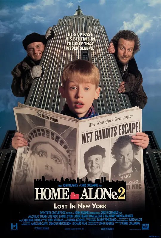名称：小鬼当家2 Home Alone 2 Lost in New York (1992)描述：又一年圣诞节来临，上集因被遗忘在家而没有去成圣诞旅游的凯文(麦考利·卡尔金 Macaulay Culkin 饰)今年和家人准备到佛罗里达去享受他们的圣诞假期